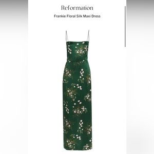 NWT reformation silk dress